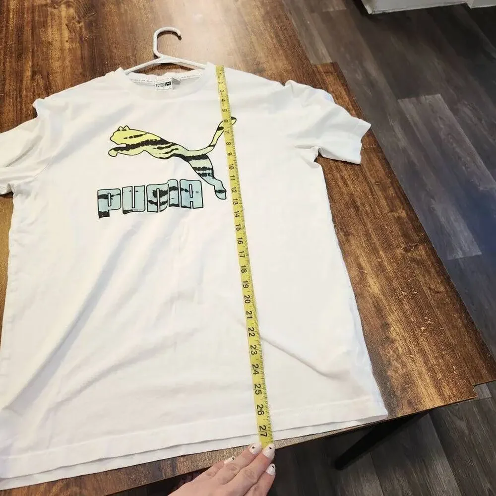 Puma Tie Dye Logo Shirt Mens Small
